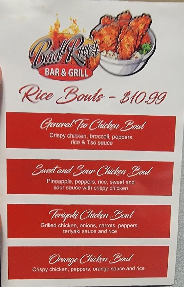 Bad River Bar & Grill Menu image 1